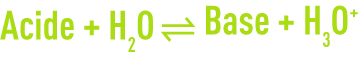 Formule : acides et bases en solutions aqueuse - acide base conjuguée