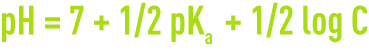 Formule : pH d'une solution d'un acide