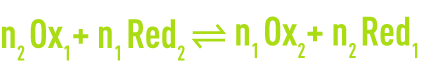 Formule : Oxydoréduction - n2 Ox1 + n1 Red2