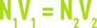 Formule : N1V1=N2V2