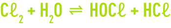 Formule : acide hypochloreux et acide chlorydrique