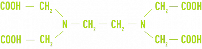Formule : EDTA et ses sels de sodium