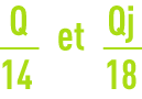 Formule : Quantité d'eau à traiter - débit journalier Qj