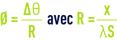 formule : Notions d’échange de chaleur - L’équation de Fourier