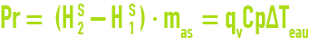 formule : réfrigérants - refroidisseur Pr