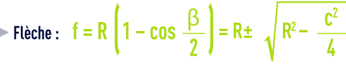 formule : formules géométrie - flèche