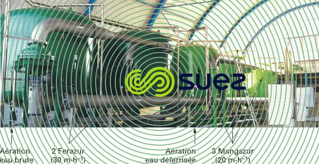 Déferrisation démanganisation biologique deux étages sous pression